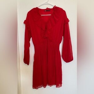 ZARA RED MEDIUM DRESS